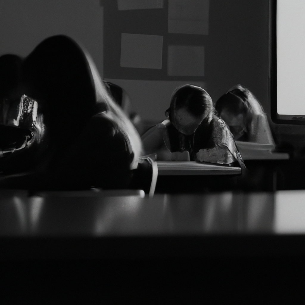 Minimalist black and white drawing class in a UK studio with students practicing pencil techniques